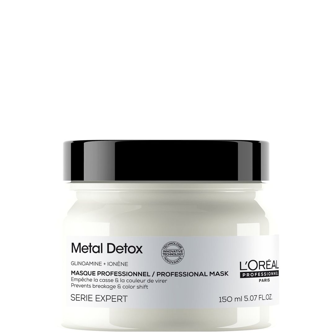 L'Oréal Professionnel Metal Detox Hair Mask, Prevent Breakage & Colour Fade from Hard Water 150ml - Image 1