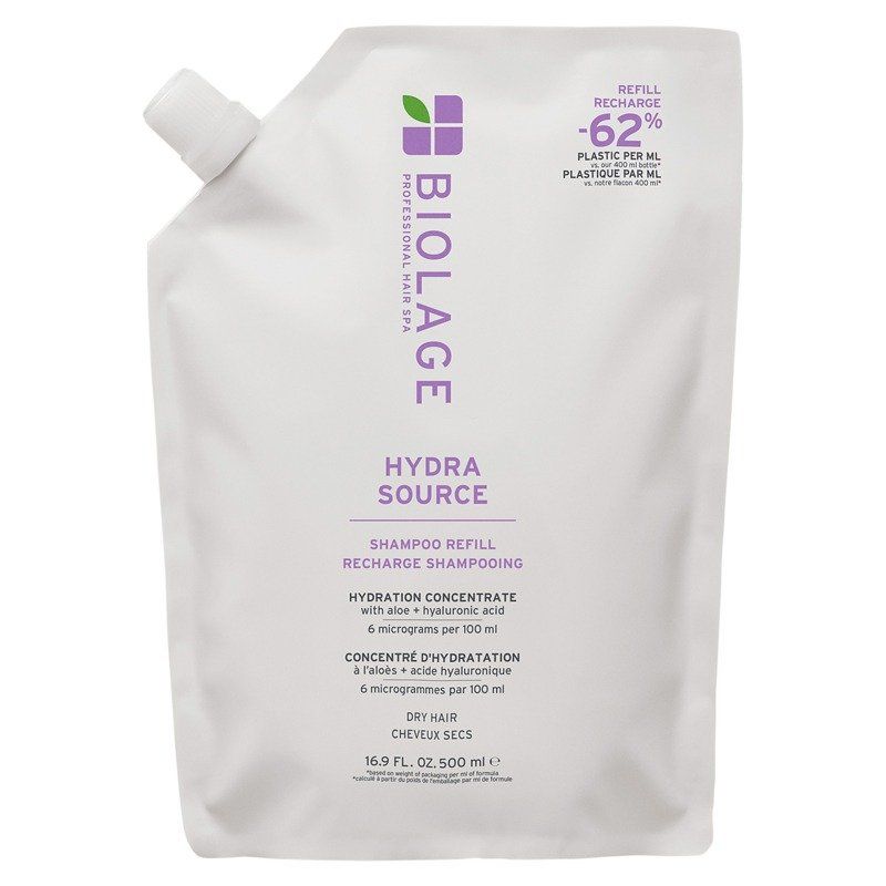 Biolage Hydrasource Refill Shampoo 500ml - Image 1