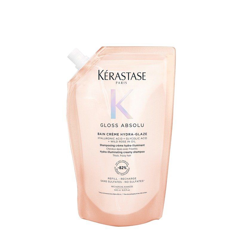 Kérastase Gloss Absolu Bain Crème Hydra-Glaze Refill Pouch 500ml - Image 1