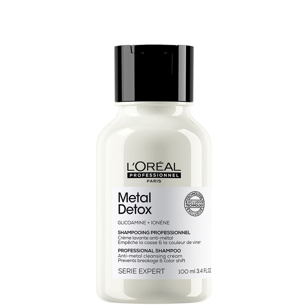 L'Oréal Professionnel Metal Detox Shampoo Travel Size Anti-breakage & Colour Fade Protection 100ml - Image 1