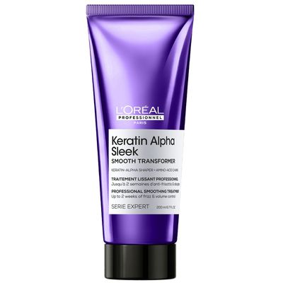 L'Oréal Professionnel Keratin Alpha Sleek Smooth Transformer 1x a week Treatment Anti Frizz & Smoothing 200ml