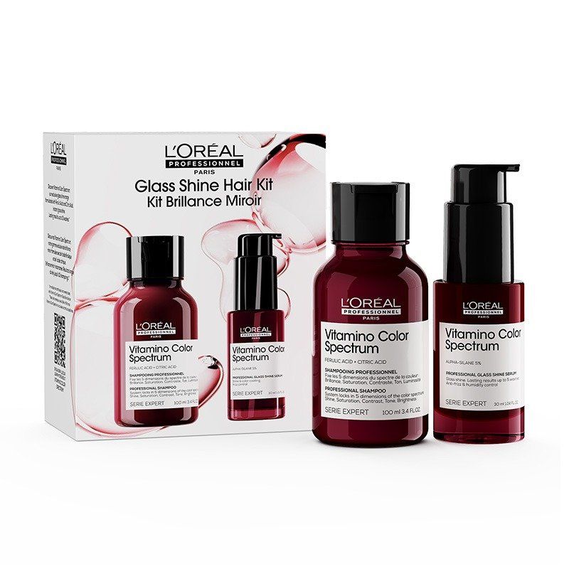 L'Oreal Professionnel Vitamino Color Spectrum Mini Shampoo Serum in Burgundy - Image 1