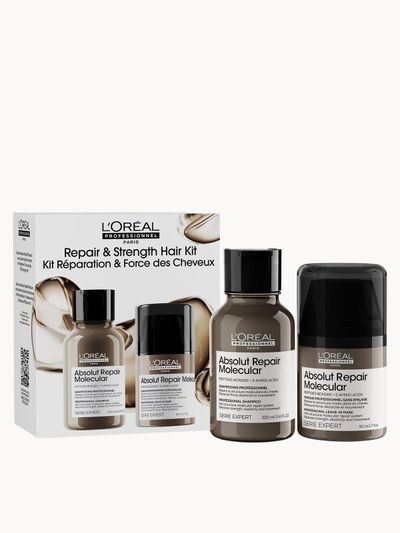 L'Oréal Professionnel Absolut Repair Molecular Mini Gift Set Shampoo & LeaveIn Hair Mask 100ml, 50ml - Thumbnail 2