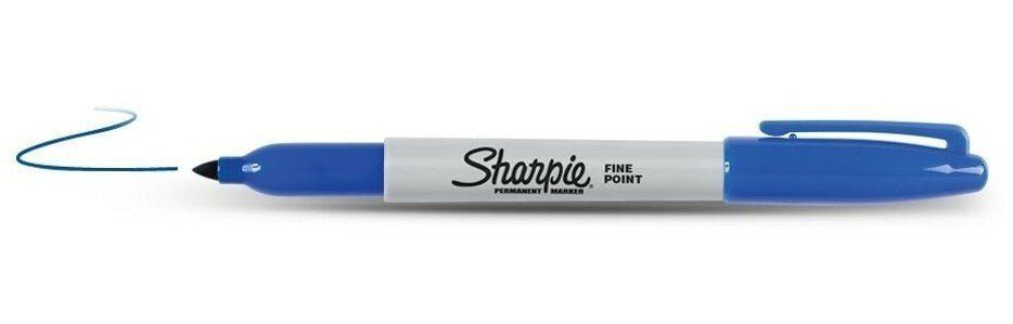 Sharpie Fine Point permanent marker Fine tip Blue - Image 1