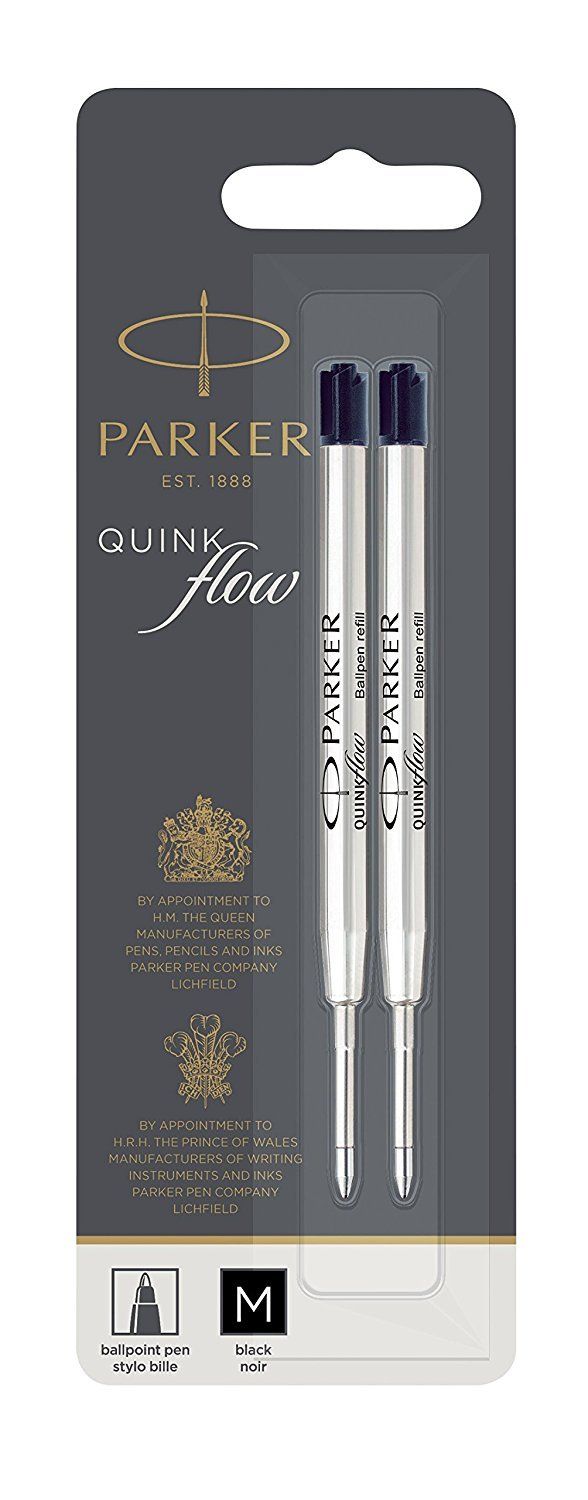 Parker 1950372 pen refill Medium Black 2 pc(s) - Image 1