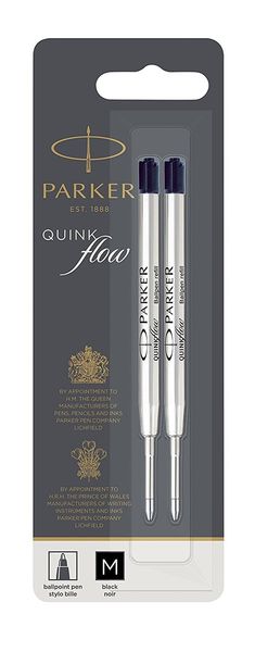 Parker 1950372 pen refill Medium Black 2 pc(s)