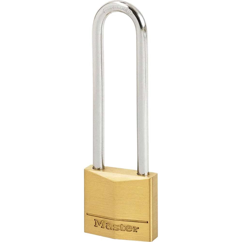 Masterlock Solid Brass Padlock 50mm Extra Long - Image 1