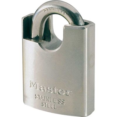 Masterlock Marine Padlock Shrouded Shackle 50mm Standard