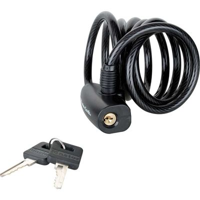 Master Lock Cable Key Lock 8mmx1.8m Black - Thumbnail 2