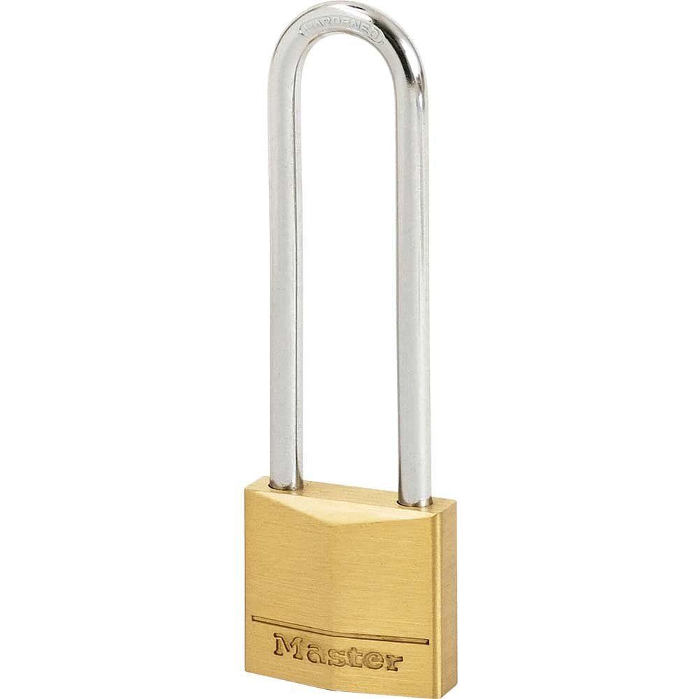 Masterlock Solid Brass Padlock 30mm Extra Long - Image 1