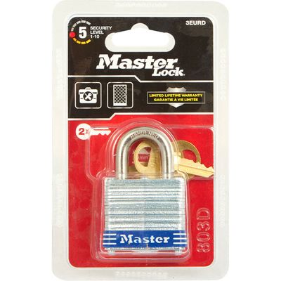 Master Lock 3EURD Laminated Steel 38Mm Padlock 4-Pin