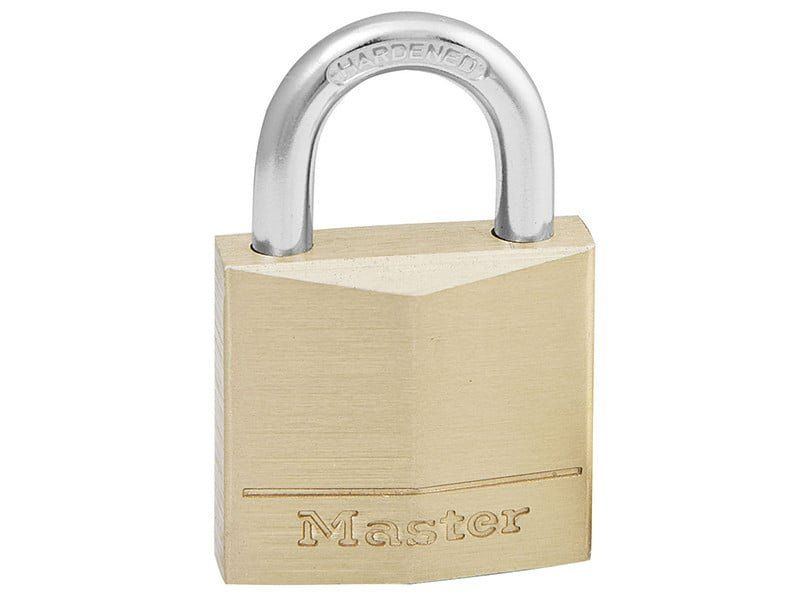Master Lock Master Lock 130EURD Key 30mm Padlock with Brass Body - Image 1