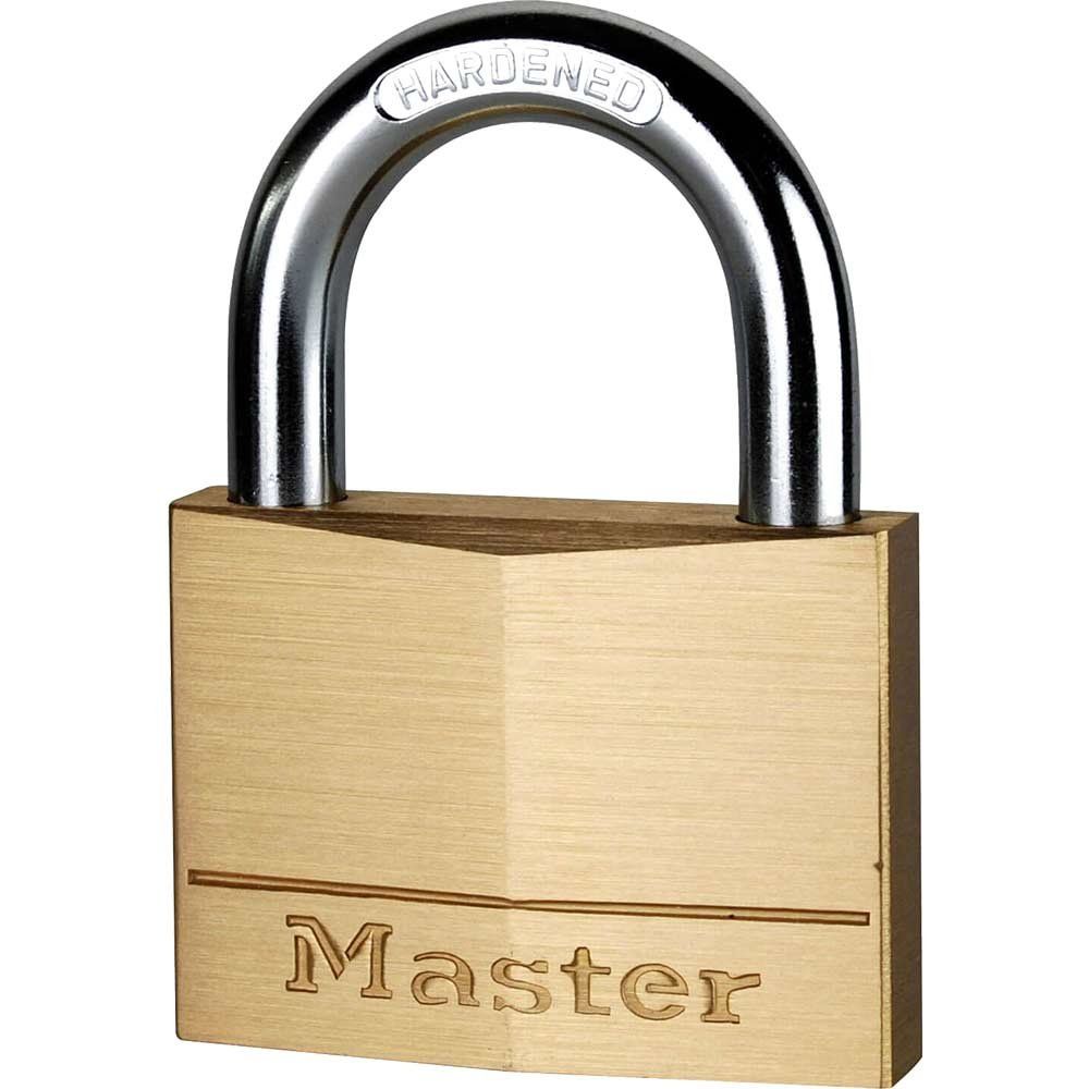 Masterlock Solid Brass Padlock 70mm Standard - Image 1