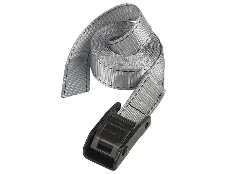 Master Lock 3112EURDAT Lashing Strap With Metal Buckle Grey 5M 150Kg (Single) - Image 1