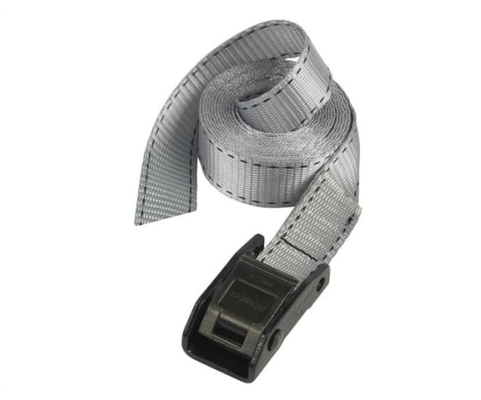 Master Lock 3112EURDAT Lashing Strap With Metal Buckle Grey 5M 150Kg (Single) - Thumbnail 2