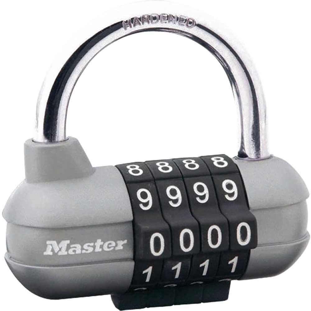 Masterlock Die Cast Combination Padlock 65mm Standard - Image 1