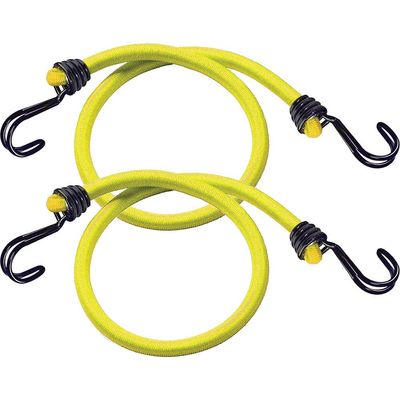 Masterlock 2 Pack Twinwire Bungee Cables Yellow - Thumbnail 2