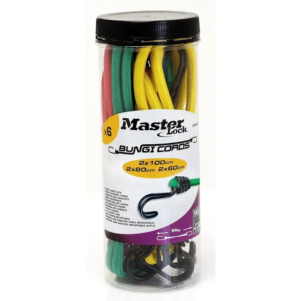 Master Lock Twin Wire 6 piece Bungee Jar - Image 1