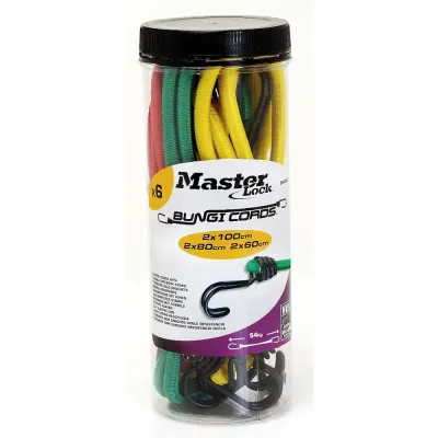 Master Lock Twin Wire 6 piece Bungee Jar