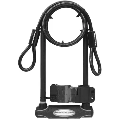 Master Lock U-Lock with Cable 280x110x120mm
