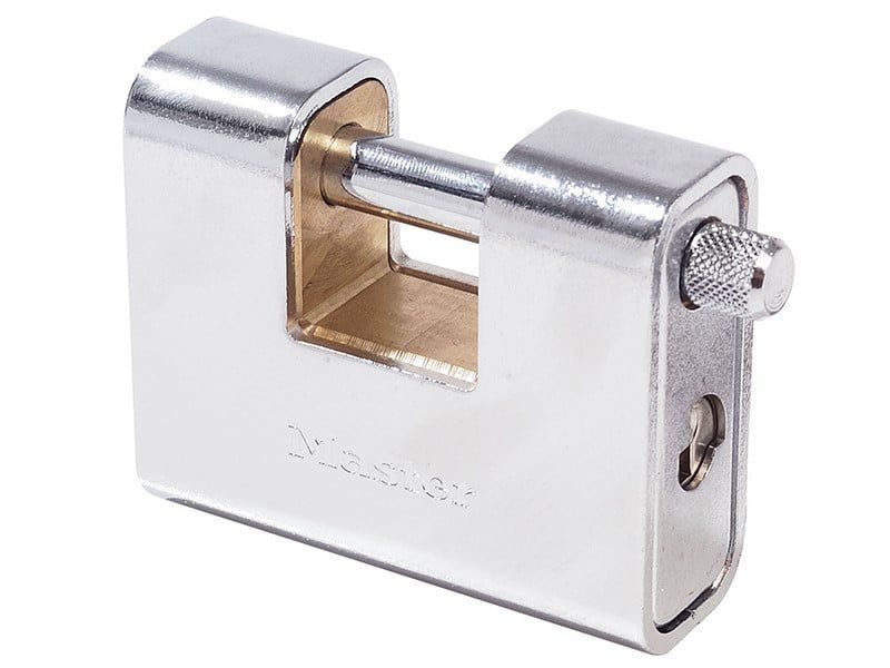 Master Lock 680EURD Armoured 80Mm Zinc Body Shutter Padlock - Image 1