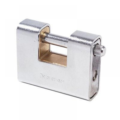 Master Lock Master Lock 690EURD Key 90mm Rectangular Zinc Padlock
