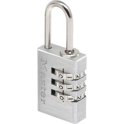 Masterlock Aluminium Combination Padlock 20mm Standard