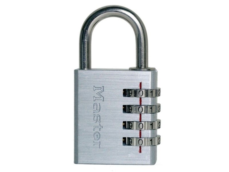 Master Lock 7640EURD Aluminium 40Mm 4-Digit Combination Padlock - Image 1