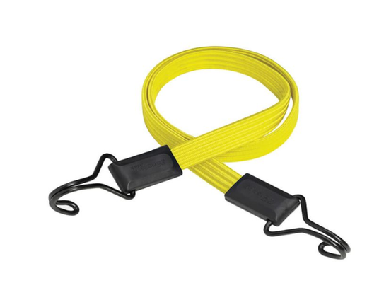 Master Lock 3226EURDAT Flat Bungee 100Cm Yellow Double Hook - Thumbnail 2
