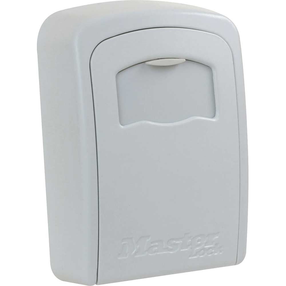 Masterlock Wall Mounted Key Safe Cream - Image 1