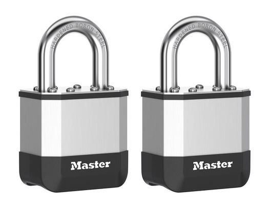 Master Lock PK1EURT Elite™ Laminated 45Mm Padlock - 25Mm Shackle (Pack Of 2)