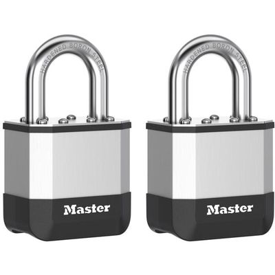 Master Lock PK1EURT Elite™ Laminated 45Mm Padlock - 25Mm Shackle (Pack Of 2) - Thumbnail 2