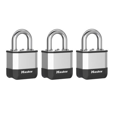 Master Lock PK1EURTRI Elite™ Laminated 45Mm Padlock - 25Mm Shackle (Pack Of 3)