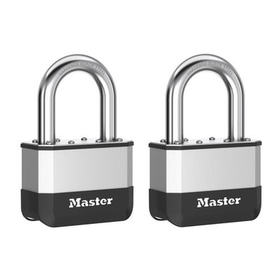 Master Lock PK1EURTLF Elite™ Laminated 45Mm Padlock - 38Mm Shackle (Pack Of 2)