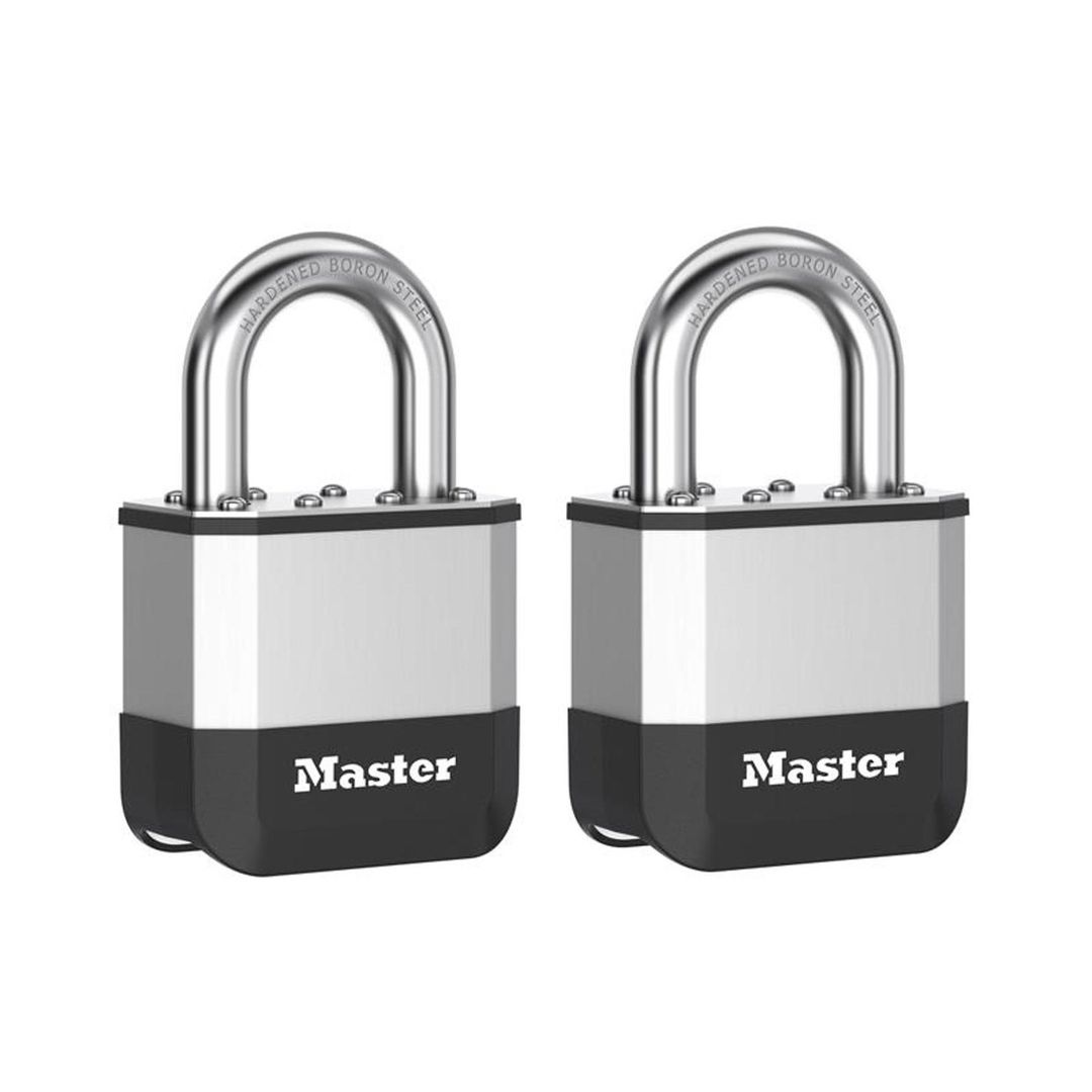 Master Lock PK5EURT Elite™ Laminated 52Mm Padlock - 25Mm Shackle (Pack Of 2) - Image 1