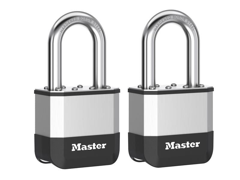 Master Lock PK5EURTLF Elite™ Laminated 52Mm Padlock - 38Mm Shackle (Pack Of 2) - Image 1