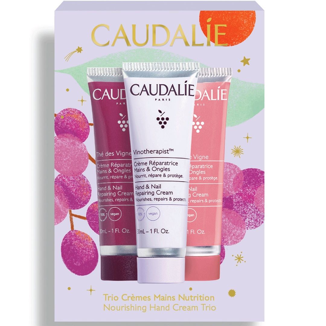 Caudalie Nourishing Hand Cream Trio (Worth £14.40) - Image 1