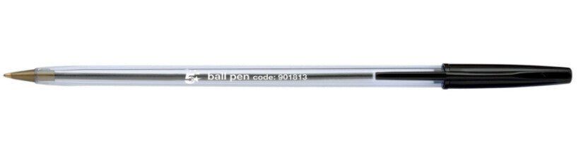 5Star 901813 ballpoint pen Black Stick ballpoint pen Medium 50 pc(s) - Image 1