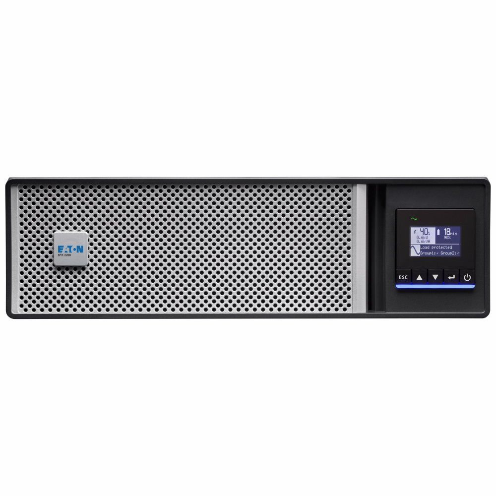 Eaton 5PX2200IRT3UG2BS uninterruptible power supply (UPS) Line-Interactive 2.2 kVA 2200 W 10 AC outlet(s) - Image 1
