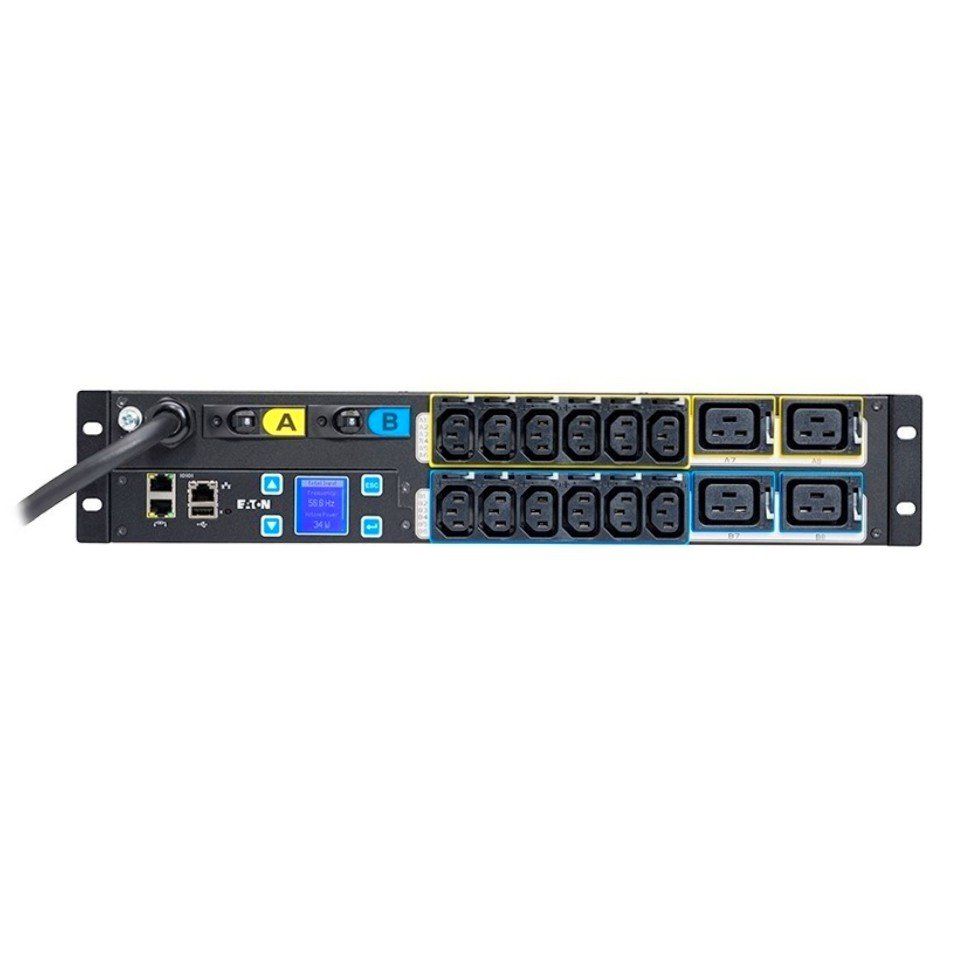 Eaton EMIH06 power distribution unit (PDU) 16 AC outlet(s) 2U Black - Image 1