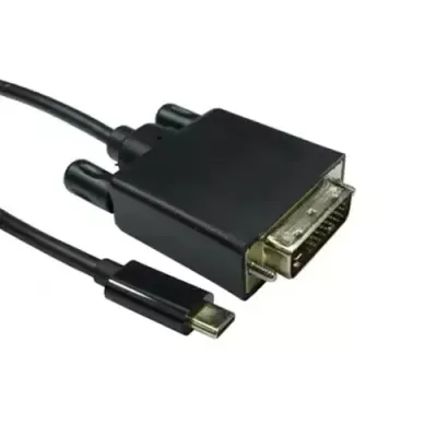 Target USB3C-DVI-1M video cable adapter USB Type-C Black - Thumbnail 2