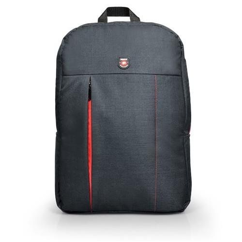 Port Designs Portland backpack Casual backpack Black, Red Linen, Polyester - Image 1