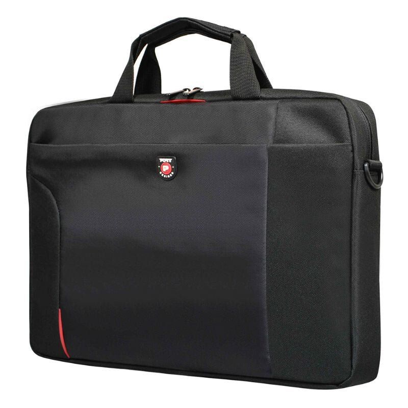 Port Designs Houston Toploading 39.6 cm (15.6") Briefcase Black - Image 1