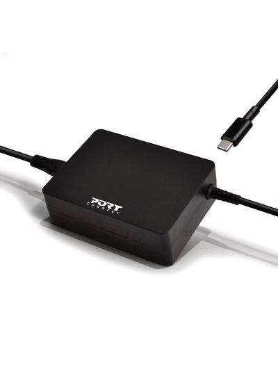 Port Designs 900098-UK power adapter/inverter Indoor 90 W Black