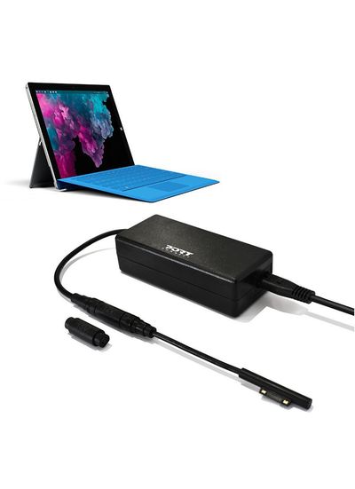Port Designs 900102-UK power adapter/inverter Indoor 60 W Black - Thumbnail 2