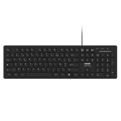 Port Designs 900752-UK keyboard Universal USB QWERTY UK English Black
