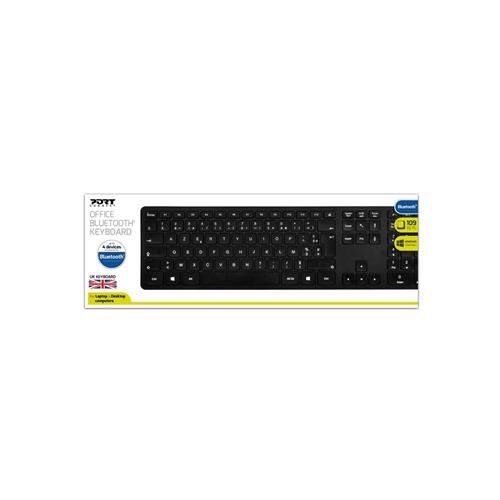 Port Designs 900903-UK keyboard Office Bluetooth QWERTY UK English Bla - Image 1