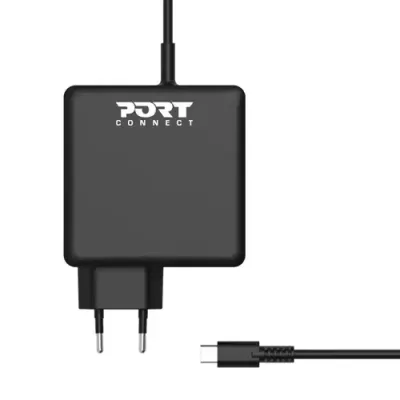 Port Designs 900097B-UK mobile device charger Smartphone, Tablet Black AC Fast charging Indoor - Thumbnail 2