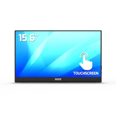 Port Designs 902101T computer monitor 39.6 cm (15.6") 1920 x 1080 pixels Full HD LCD Touchscreen Black - Thumbnail 2