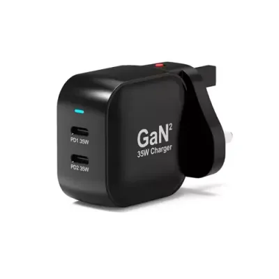 Port Designs PORT Connect 35W GaN2 charger 2 x USB-C - Thumbnail 2